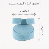 دستبند النگویی زنانه مدل قلبی کد S2AAD1131